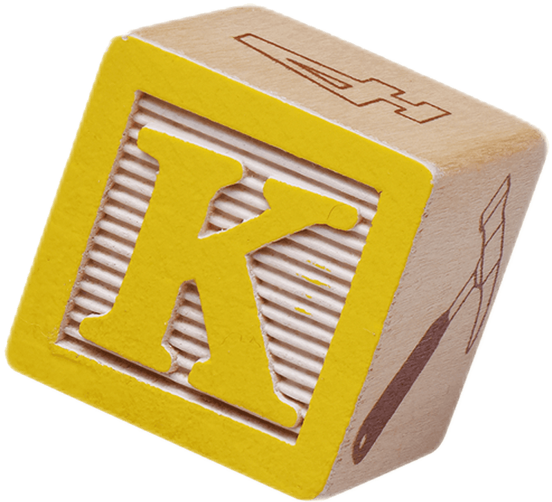 Green geometric shape design element suitable for educational materials and decorative use